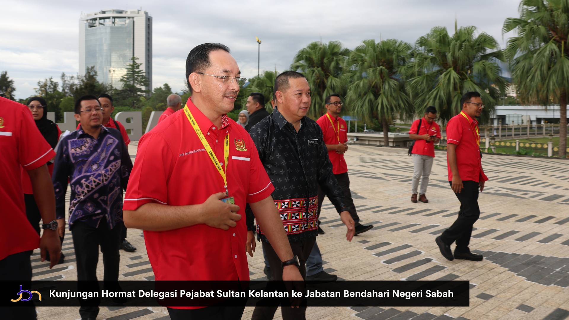 Kunjungan Hormat Delegasi Pejabat Sultan Kelantan ke Jabatan Bendahari Negeri Sabah